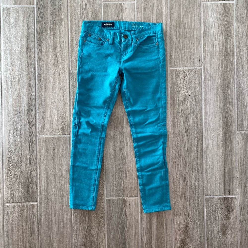 J. Crew Toothpick Ankle skinny jeans 25